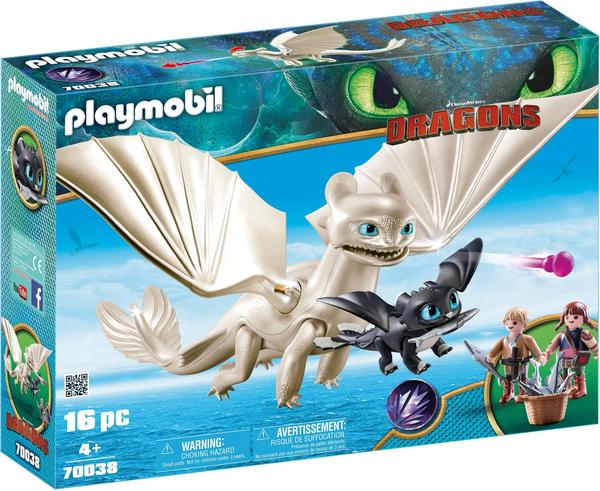 Playmobil Dragons - Tagschatten und Babydrachen mit Kindern (70038)