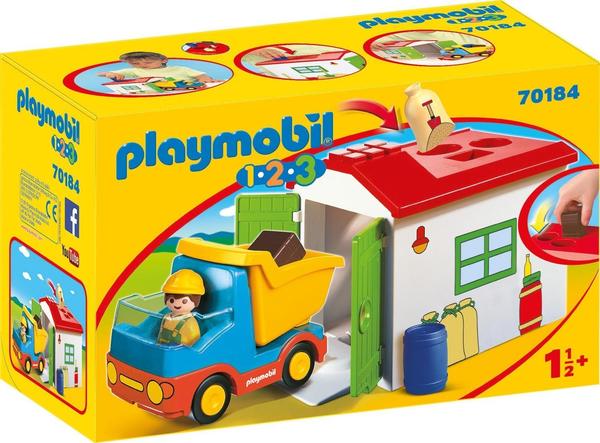 Allgemeine Daten & Bewertungen Playmobil 1.2.3 - LKW mit Sortiergarage (70184)