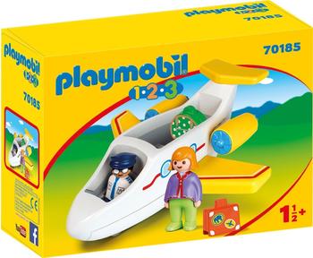 Playmobil 1.2.3 - Passagierflugzeug (70185)
