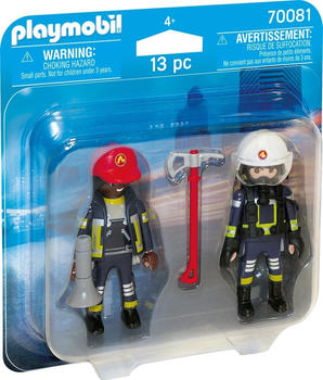 Playmobil City Action - DuoPack Feuerwehrmann und -Frau (70081)