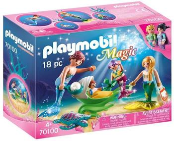 Playmobil Magic Familie mit Muschelkinderwagen 70100