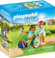 PLAYMOBIL 70193, PLAYMOBIL 70193 Patient im Rollstuhl