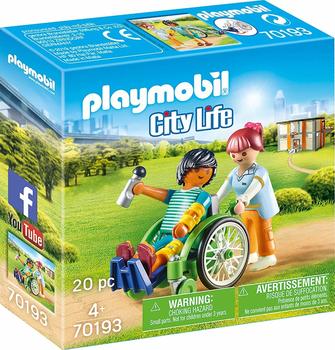 Playmobil City Life - Patient im Rollstuhl (70193)