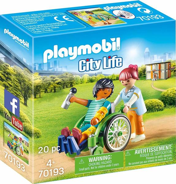 Playmobil City Life - Patient im Rollstuhl (70193)