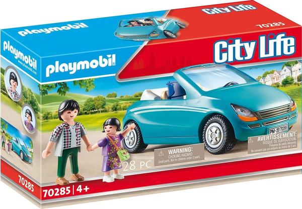 Playmobil City Life - Papa und Kind mit Cabrio (70285)