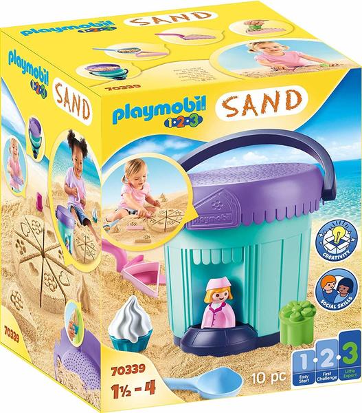 Playmobil 1.2.3 Kreativset Sandbäckerei 70339