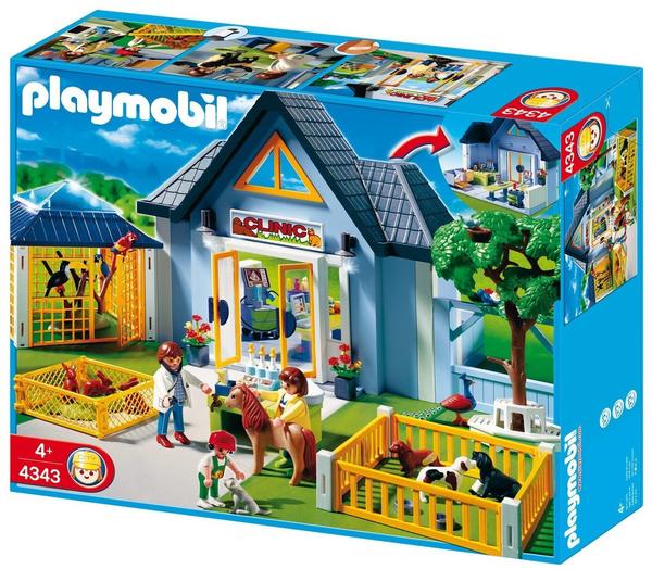 Playmobil Tierklinik mit Gehegen (4343)