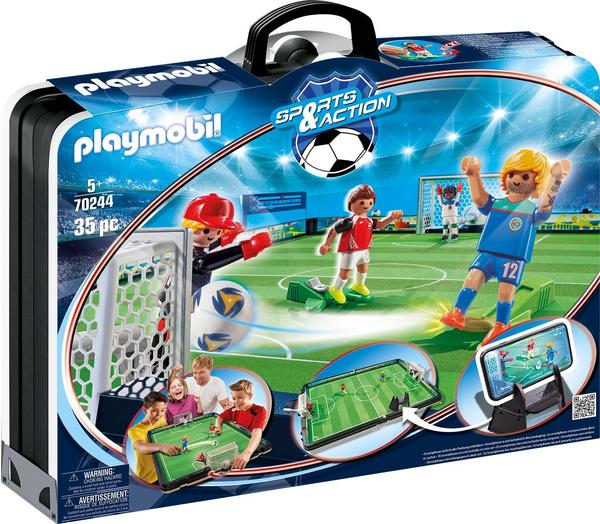 Playmobil Sports & Action - Große Fußballarena zum Mitnehmen (70244)