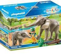 Playmobil Family Fun - Elefanten im Freigehege (70324)
