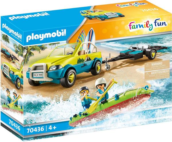 Playmobil Family Fun Strandauto mit Kanuanhänger 70436
