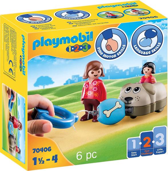 Playmobil 1.2.3 Mein Schiebehund 70406