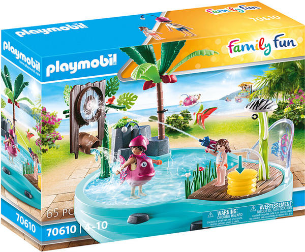 Playmobil Family Fun - Spaßbecken mit Wasserspritze (70610)
