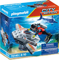 PLAYMOBIL 70145, PLAYMOBIL 70145 Seenot: Tauchscooter im Rettungseinsatz