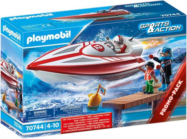Playmobil Speedboot mit Unterwassermotor (70744)
