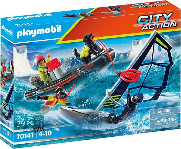 Playmobil City Action Seenot: Polarsegler-Rettung mit Schlauchboot (70141)