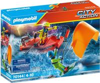 PLAYMOBIL 70144, PLAYMOBIL 70144 Seenot: Kitesurfer-Rettung mit Boot
