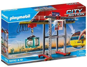 Playmobil City Action Portalkran mit Containern (70770)
