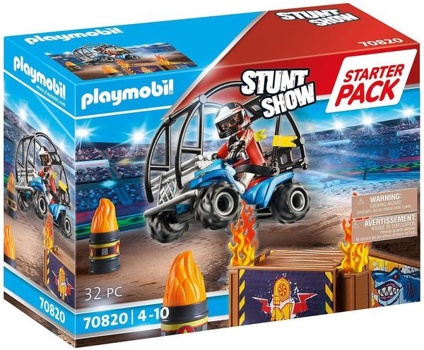 Playmobil Stuntshow Starter Pack Stuntshow Quad mit Feuerrampe 70820