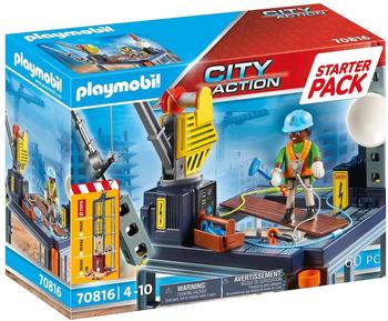 Playmobil Starter Pack Baustelle mit Seilwinde