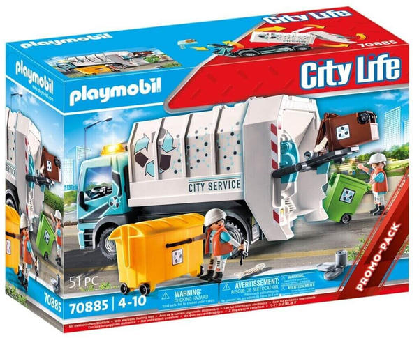 Playmobil Müllfahrzeug mit Blinklicht (70885)