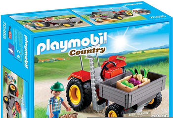 Playmobil Gemüsebauer mit Erntetraktor