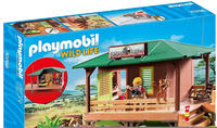 PLAYMOBIL 70766, PLAYMOBIL Wild Life 70766 Rangerstation mit Tieraufzucht