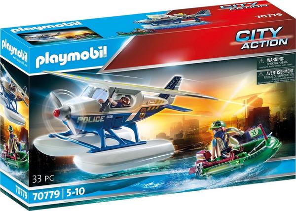 Playmobil City Action Polizei-Wasserflugzeug: Schmuggler-Verfolgung 70779
