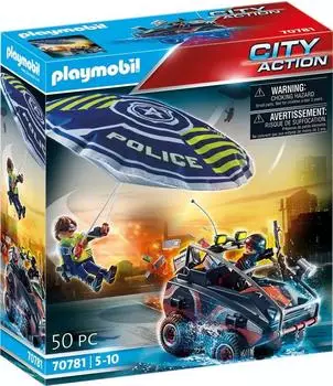 Playmobil Police Parachute with Amphibious Vehicle (70781)
