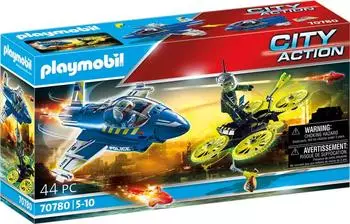 Playmobil City Action - Polizei-Jet: Drohnen-Verfolgung (70780)