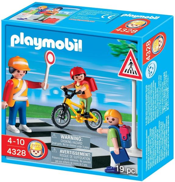 Playmobil Schule Schulweghelferin mit Kindern (4328)
