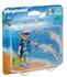 Playmobil Meerestierexpedition Duo-Pack Pflegerin mit Delfinjungen (5876)