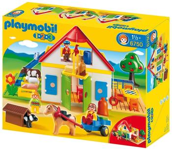 Playmobil 1.2.3 Mein großer Bauernhof (6750)