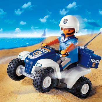Playmobil Freizeit-Ferien Police Quad (3655)
