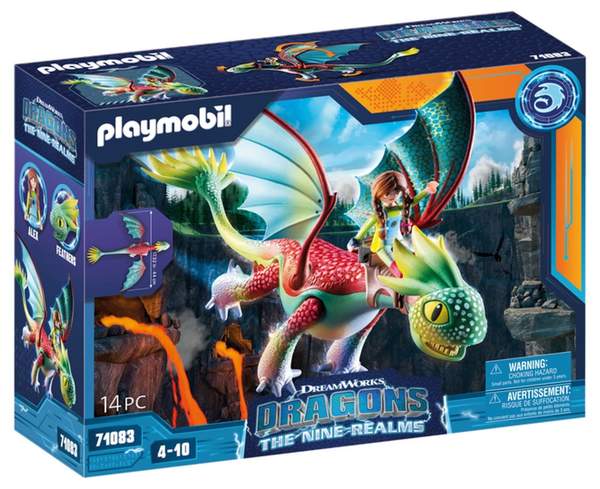Playmobil Dragons: The Nine Realms - Feathers & Alex (71083)