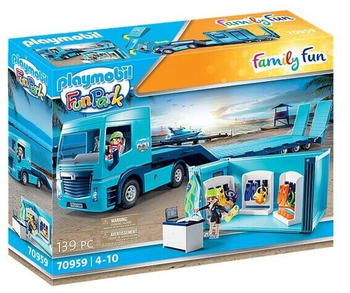 Playmobil Family Fun - FunPark Tieflader mit Container (70959)