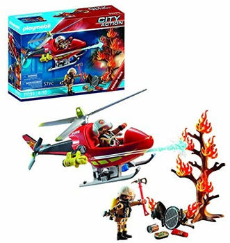 Playmobil City Action - Feuerwehr-Hubschrauber (71195)