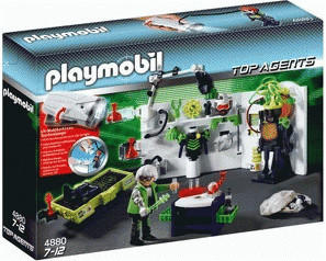 Playmobil Robo-Gangster Labor mit Multifunktionstaschenlampe (4880)