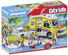 Playmobil 71202, Playmobil City Life Rettungswagen mit Licht und Sound 71202
