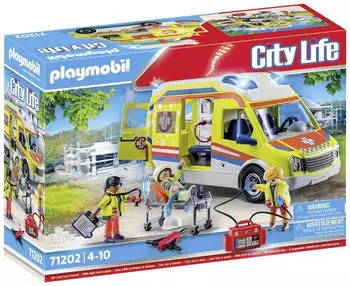 Playmobil City Life - Rettungswagen mit Licht und Sound (71202) Playmobil City Life - Rettungswagen mit Licht und Sound (71202)