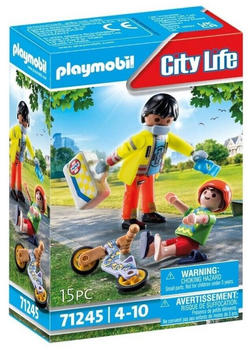 Playmobil City Life Sanitäter mit Patient (71245)