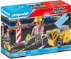 Playmobil 71185, Playmobil City Action Bauarbeiter mit Kantenfräser 71185