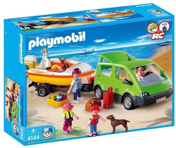 Playmobil Citylife-Stadtleben Familyvan mit Bootsanhänger (4144)