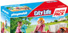 Playmobil 71258, Playmobil City Life Starter Pack Erzieherin mit Bollerwagen...