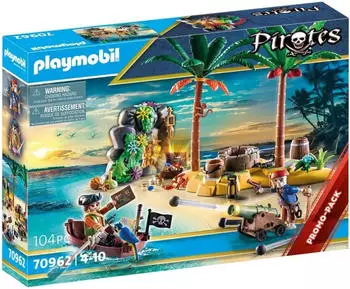 Playmobil Piraten - Piratenschatzinsel mit Skelett (70962)