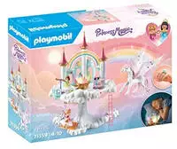 Playmobil Konstruktions-Spielset "Himmlisches Regenbogenschloss (71359), Princess