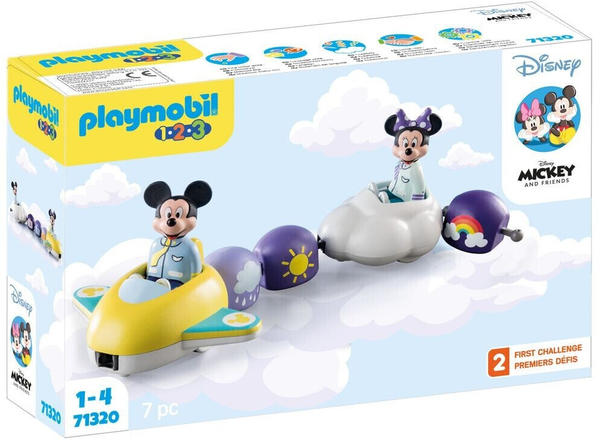 Playmobil 1.2.3 - Disney: Mickys & Minnies Wolkenflug (71320)