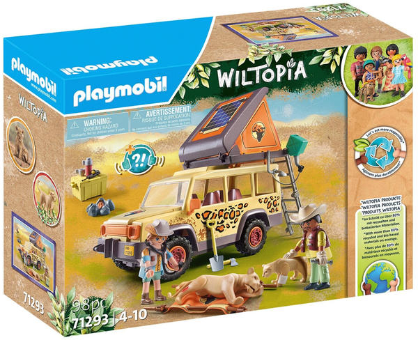 Playmobil Wiltopia - Mit dem Geländewagen bei den Löwen (71293)