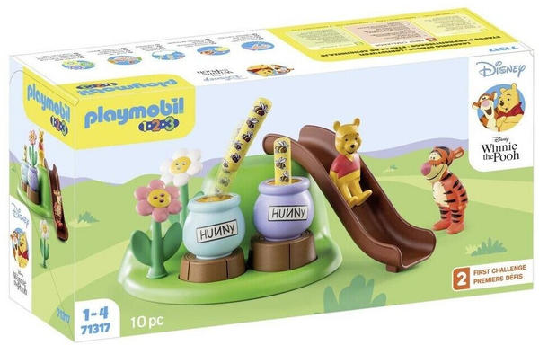 Playmobil 1.2.3 - Disney: Winnies & Tiggers Bienengarten (71317)