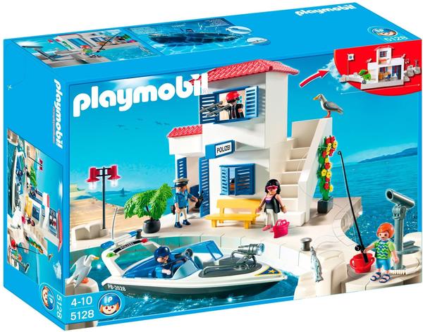 Playmobil Hafenpolizei mit Schnellboot (5128)