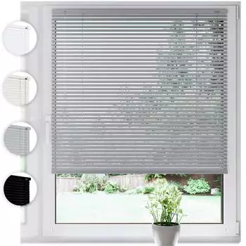 Sonello Klemmfix-Aluminium-Jalousie 90x130cm silber